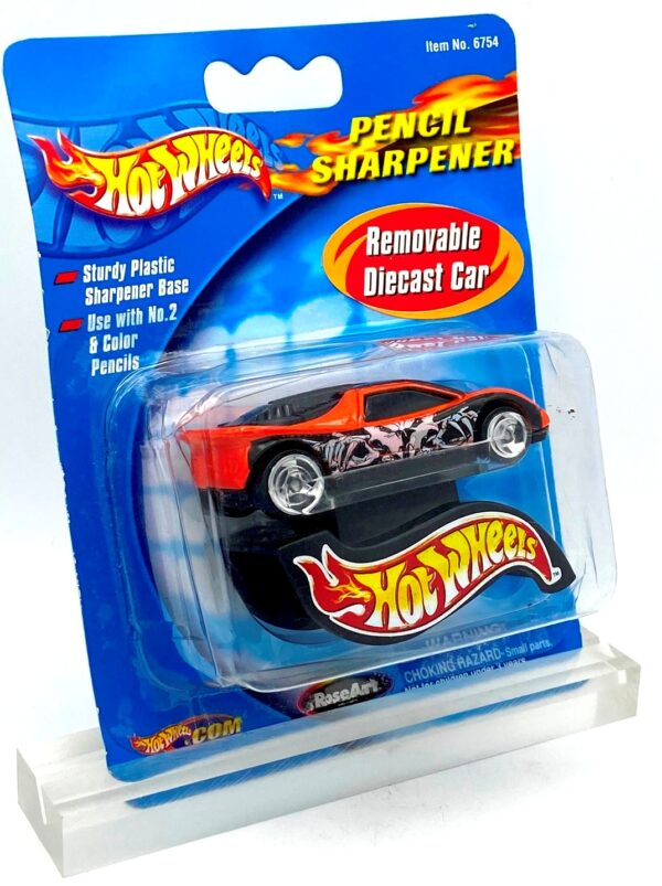 2001 HW Pencil Sharpener Speed Blaster Car Orange (3)