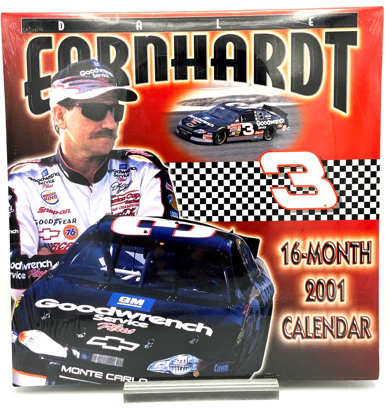 2001 Nascar Collectors Dale Earnhardt 16-Month Calendar (1)
