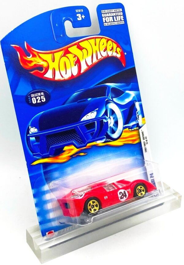 2002 HW CC #025 Ferrari P4 Red (Gold 5-Spoke) (3) 2002 HW CC #025 Ferrari P4 Red (Gold 5-Spoke) (3)