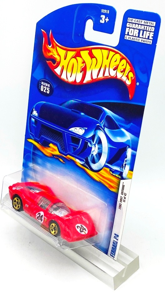 2002 HW CC #025 Ferrari P4 Red (Gold 5-Spoke) (4) 2002 HW CC #025 Ferrari P4 Red (Gold 5-Spoke) (4)