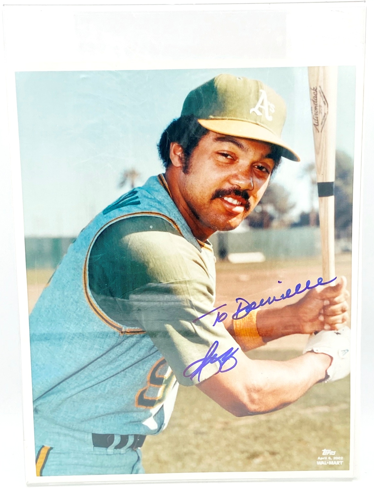 2002 Topps A's Reggie Jackson Autographed (8