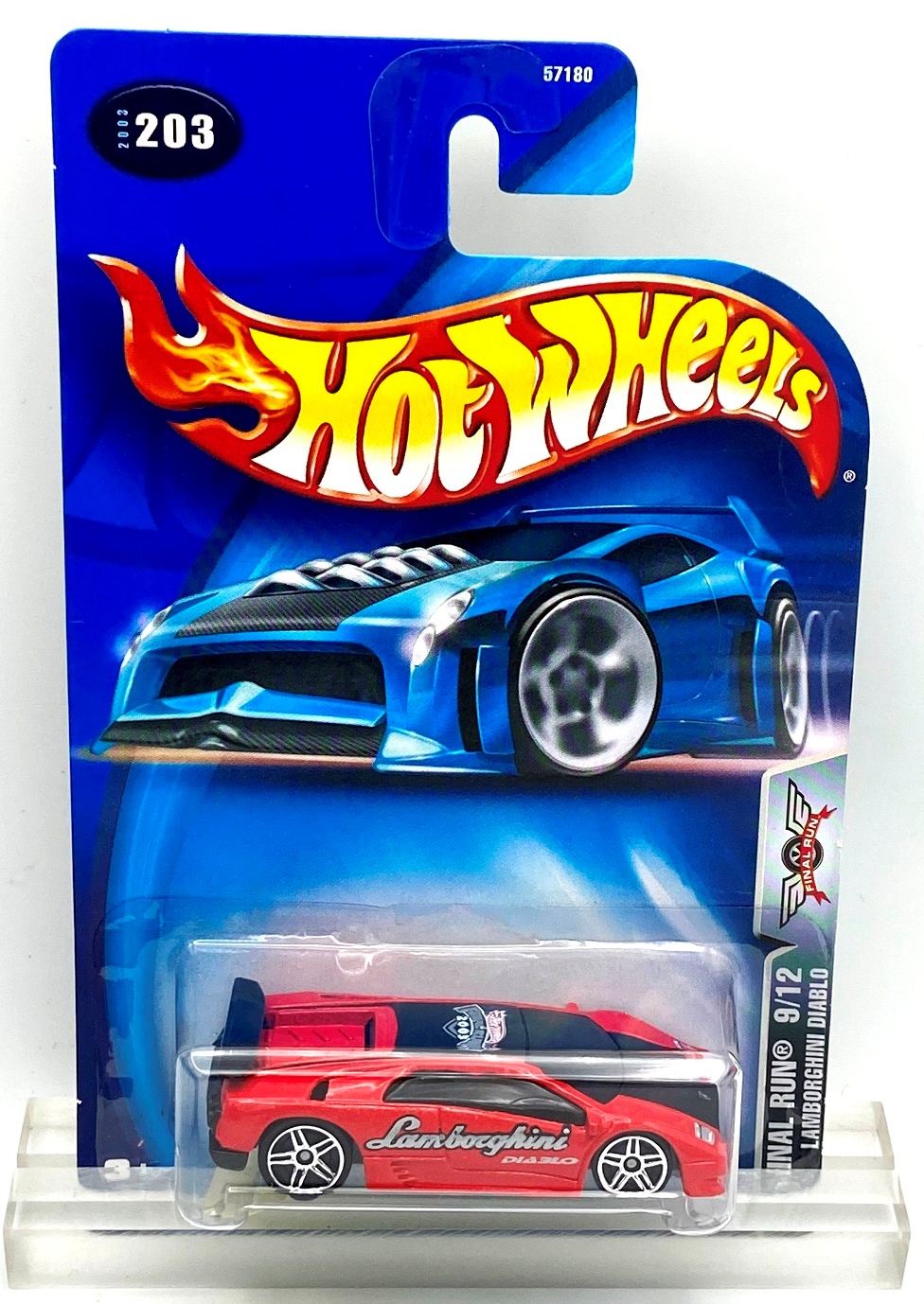 2003 HW FiR Lamborghini Diablo Long Card #9 (1)