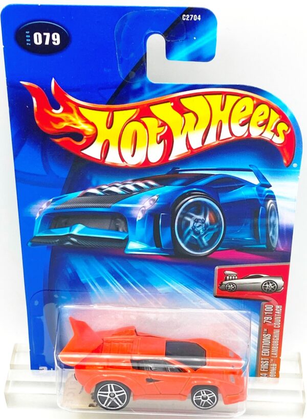 2004 HW CC #079 1st Ed Lamborghini Countach (Star) (2)