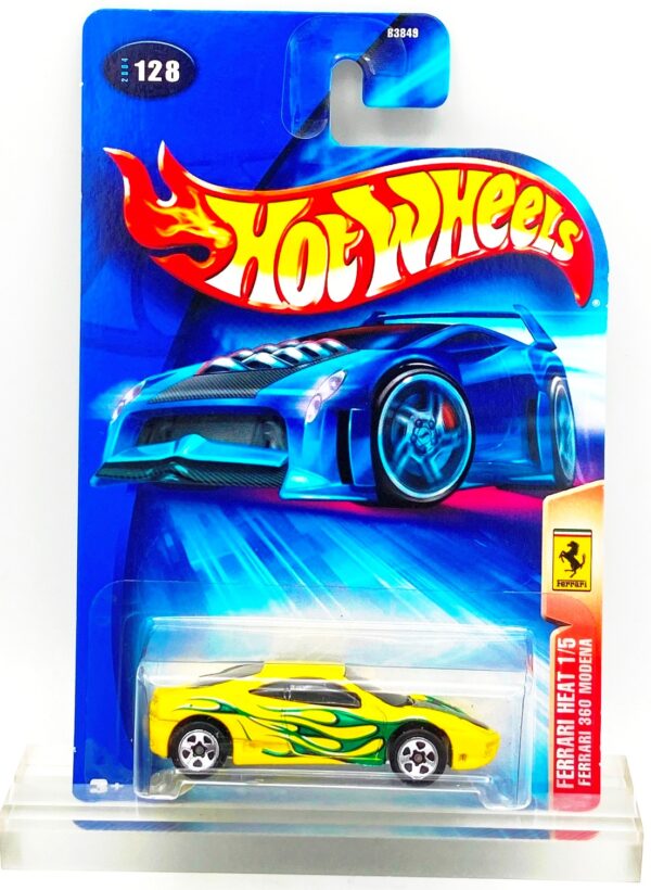 2004 HW CC #128 Ferrari 360 Heat Series Yellow (5-SP) (1)