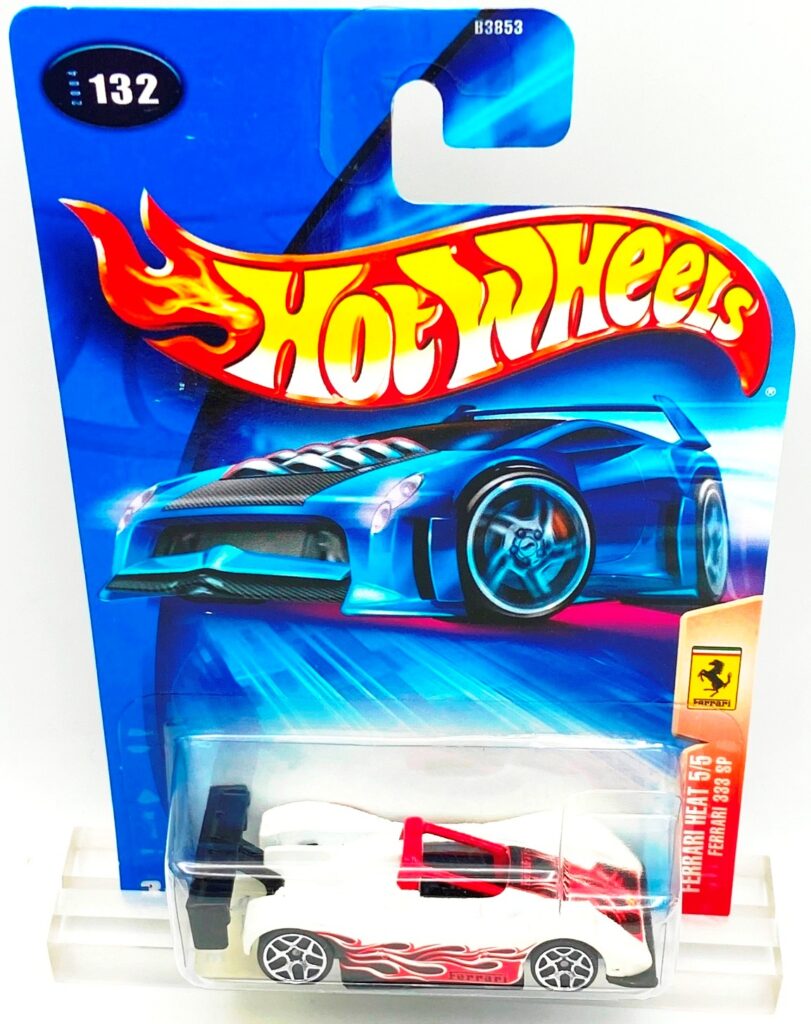 2004 HW CC #132 Ferrari 333 SP Heat Series White (Lace) (2)