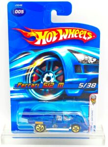 2006 HW CC #005 Ferrari 512 M 1st Ed. Blue (Gold 5-Sp) (1)