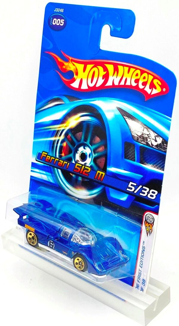 2006 HW CC #005 Ferrari 512 M 1st Ed. Blue (Gold 5-Sp) (4) 2006 HW CC #005 Ferrari 512 M 1st Ed. Blue (Gold 5-Sp) (4)
