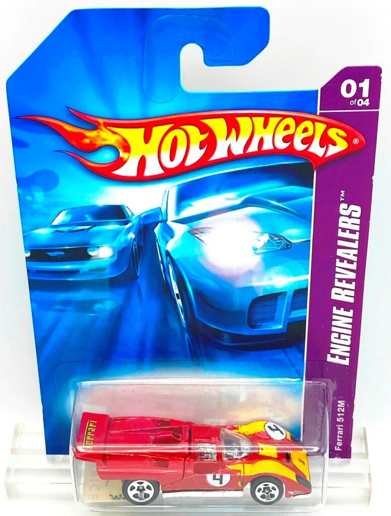 2007 HW CC #057 Ferrari 512M Engine Revealers Orange (5-Sp) (2)