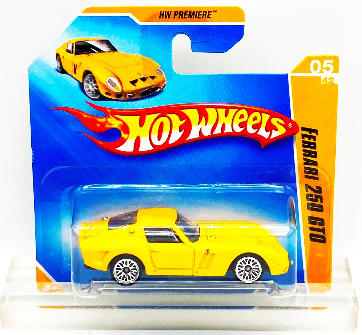 2009 HW CC #005 Ferrari 250 GTO HW Premiere Yellow (Lace) (1)