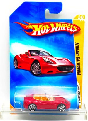 2009 HW CC #038 Ferrari California New Models Red (Star) (1)