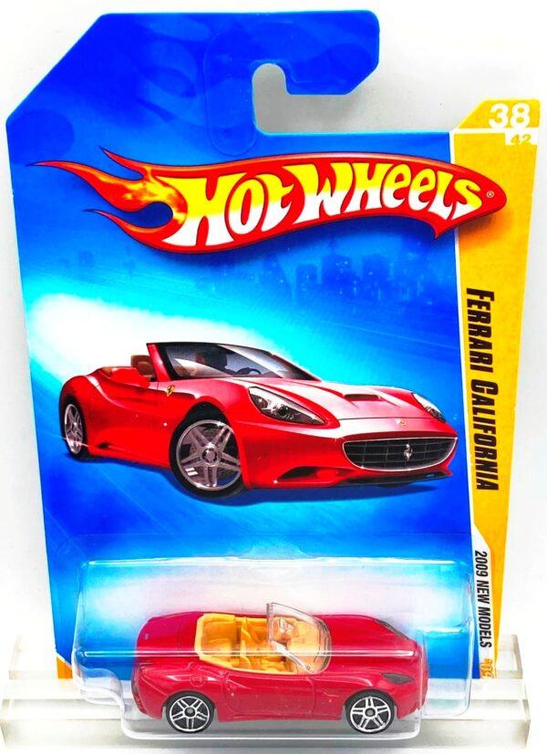 2009 HW CC #038 Ferrari California New Models Red (Star) (2)