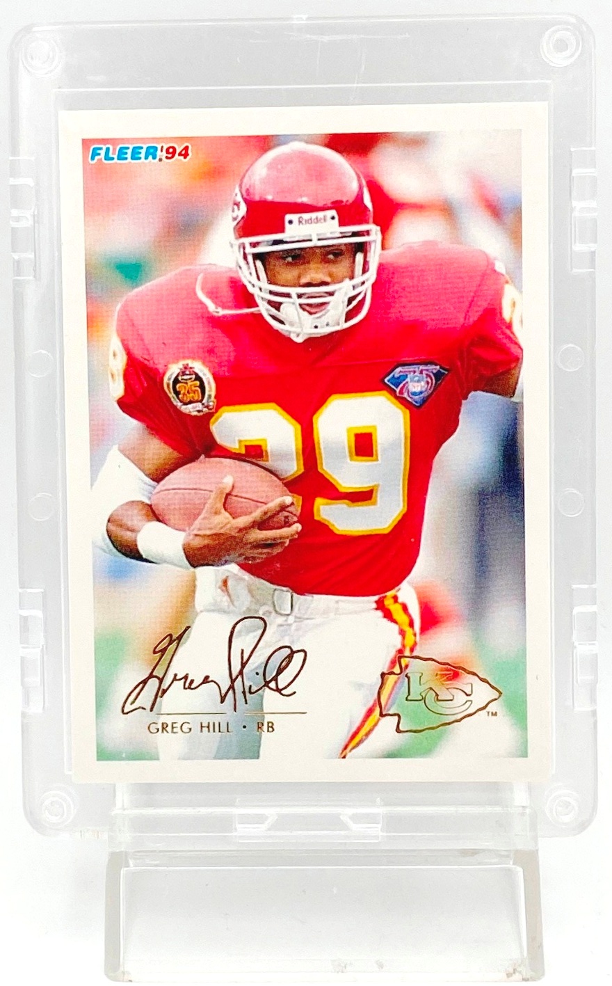 1994 Fleer Greg Hill Exchange RC#5 (1)