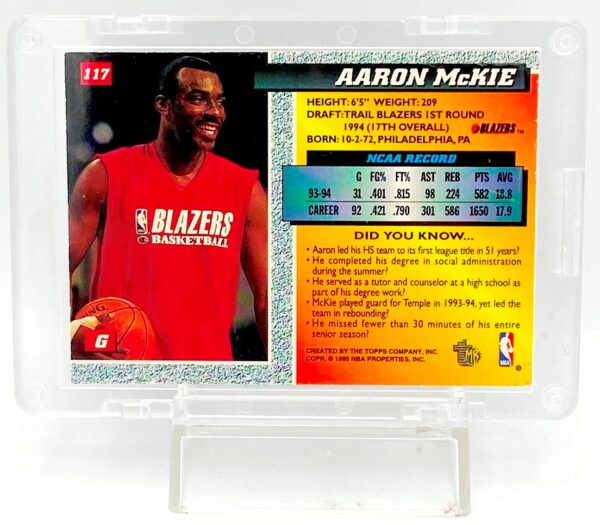 1994 Topps DP Aaron Mckie Silver #117 (3)