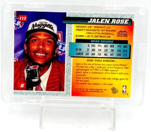 1994 Topps Draft Jalen Rose Silver #113 (3)