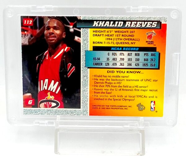 1994 Topps Draft Khalid Reeves Silver #112 (3) 1994 Topps Draft Khalid Reeves Silver #112 (3)