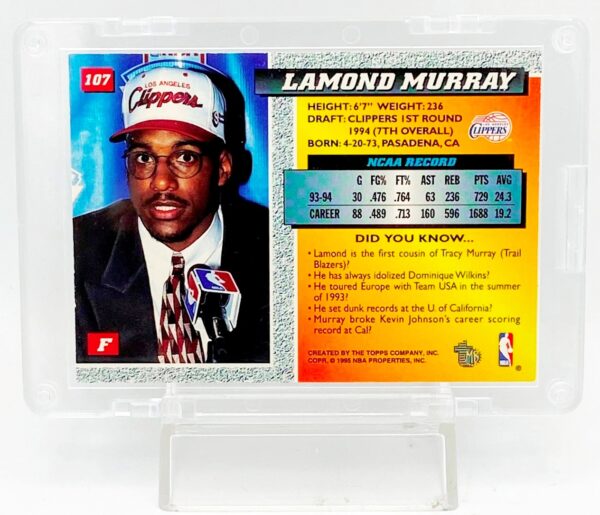 1994 Topps Draft Lamond Murray Silver #107 (3)