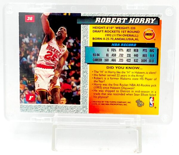 1994 Topps MB Champ Robert Horry Silver (3)