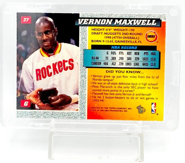 1994 Topps MB Champ Vernon Maxwell Silver (3)
