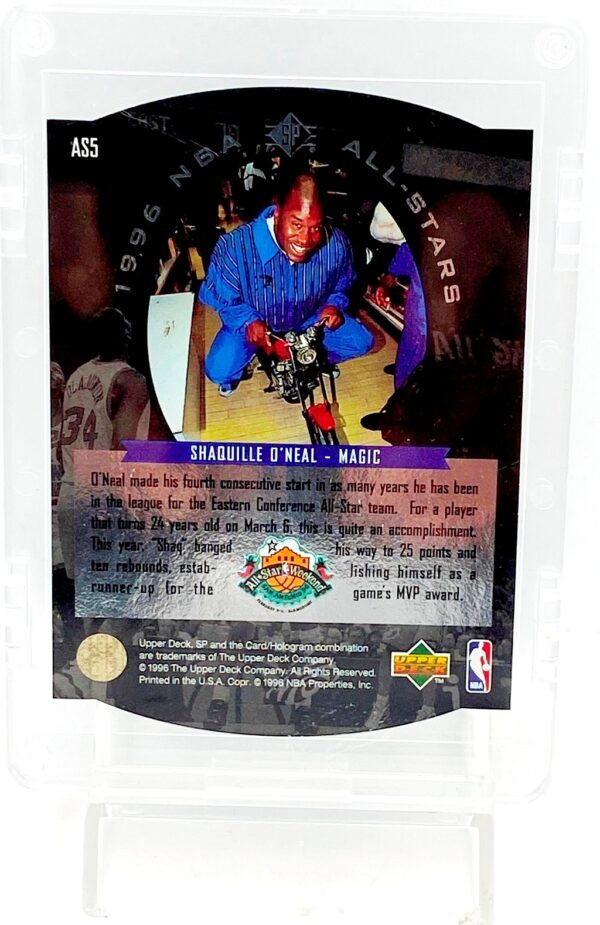 1996 SP NBA All-Stars Shaquille O'Neal #AS5(3)
