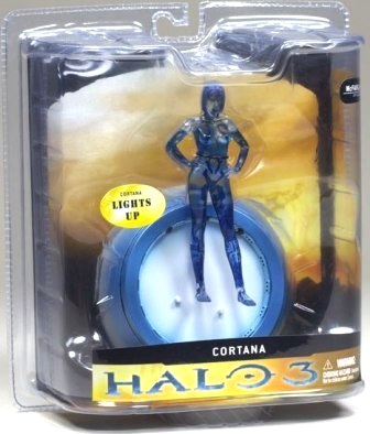 2007 HALO 3 Cortana “Very Limited Release” Light-Up Blue Series 1 (1)