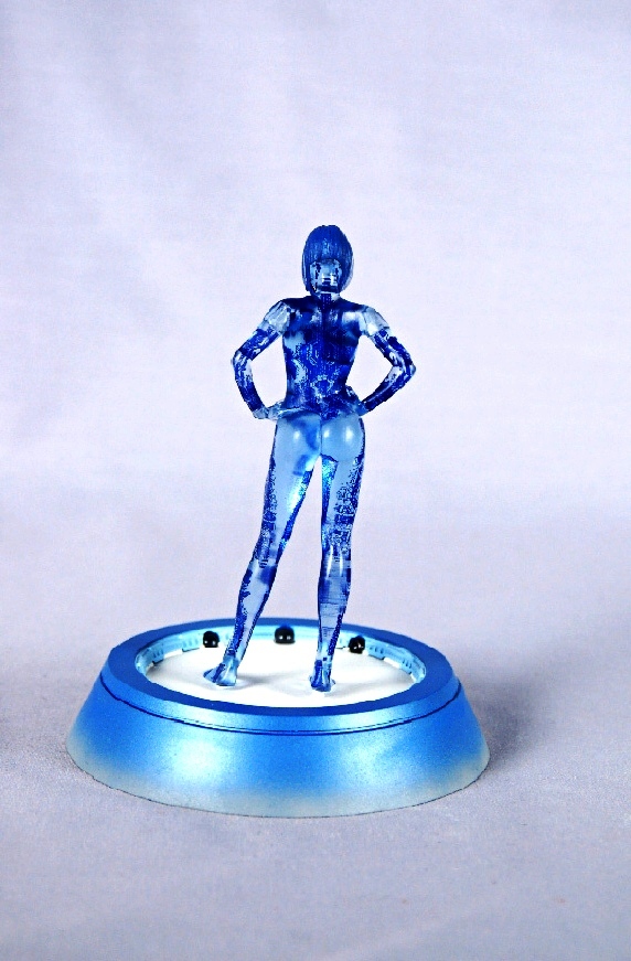 2007 HALO 3 Cortana “Very Limited Release” Light-Up Blue Series 1 (6)