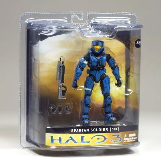 2007 Halo 3 Spartan Soldier (CQB) Exclusive Blue Armor (3)