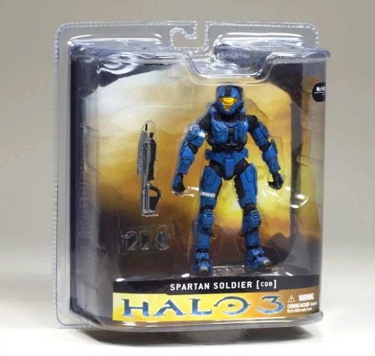 2007 Halo 3 Spartan Soldier (CQB) Exclusive Blue Armor (4)