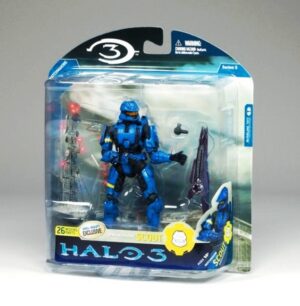 2008 Halo 3 Spartan Soldier Scout Exclusive Blue-Yellow Series 3 (4)