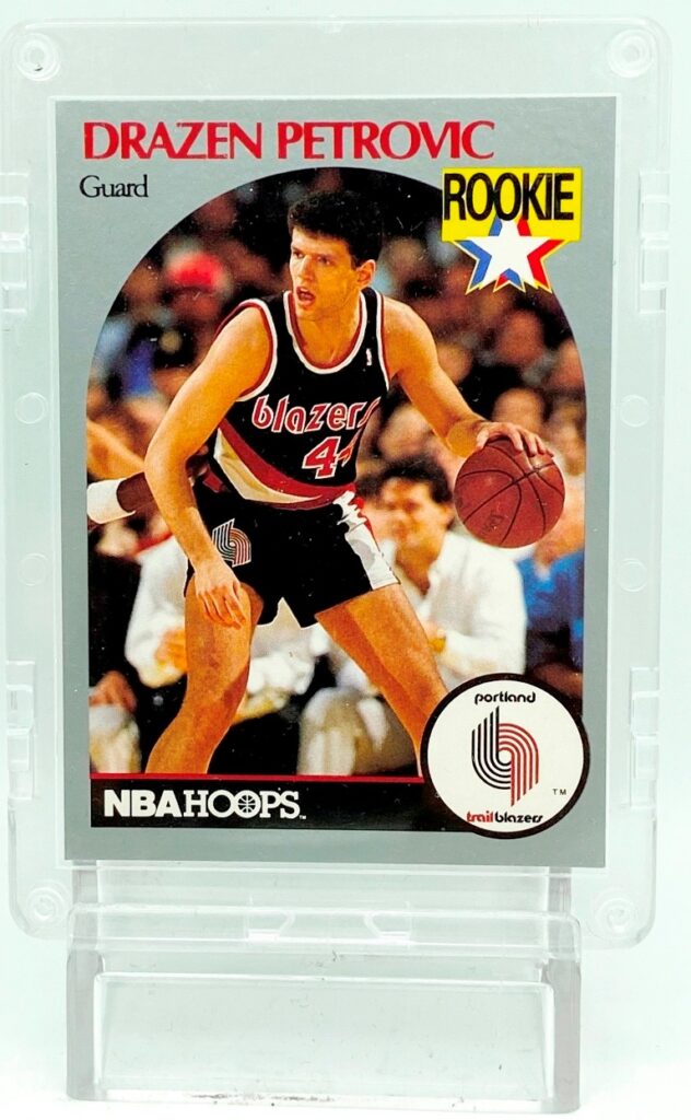1990 NBA Hoops Drazen Petrovic RC #248 (1)