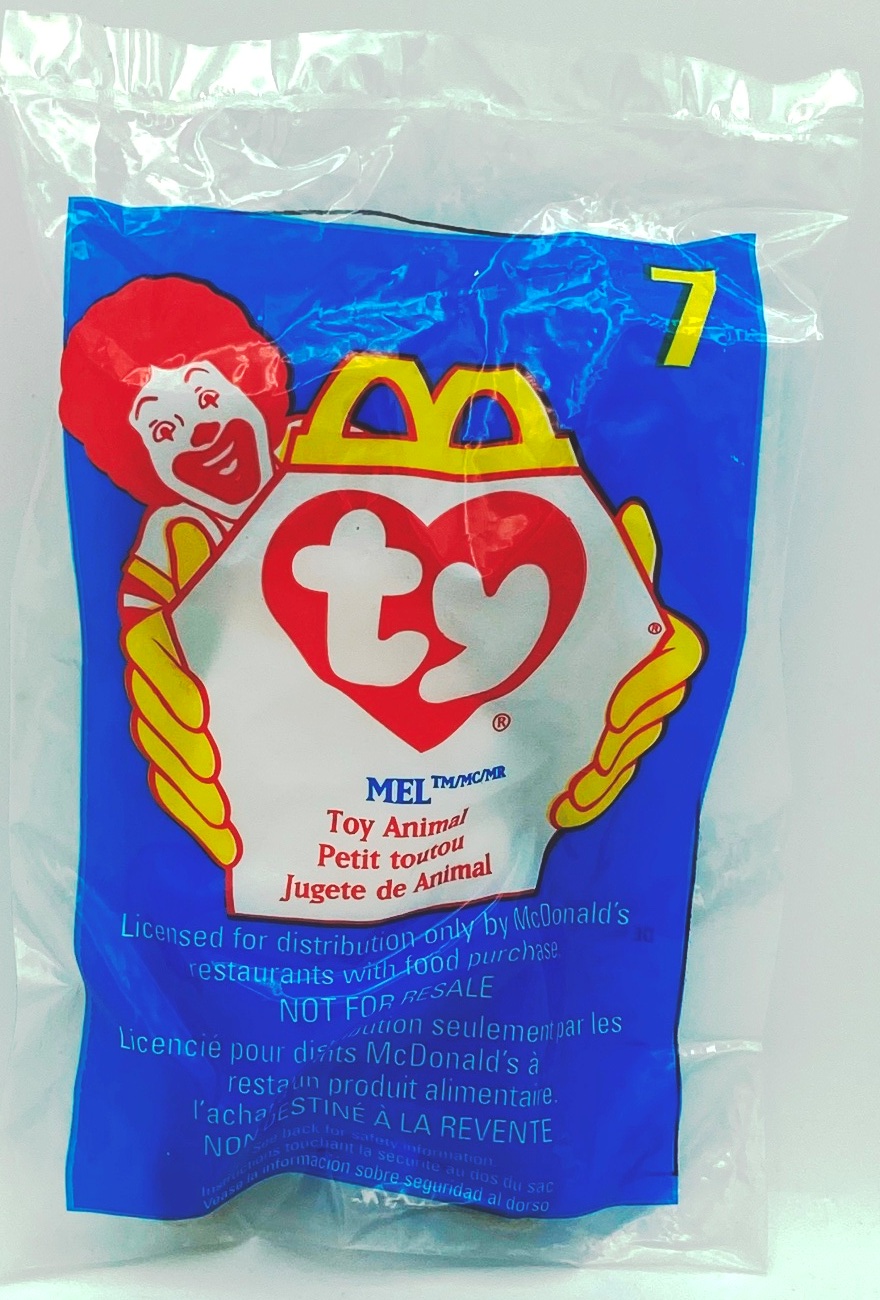 1998 (Mel) Teenie Beanie #7 (Ty-Year-Born-1993)-10pcs (1)