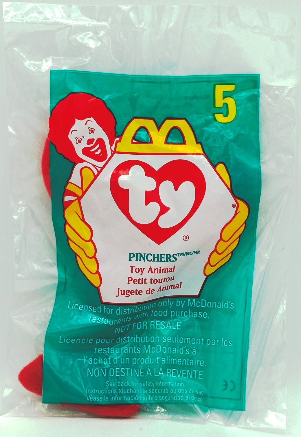 1998 (Pinchers) Teenie Beanie #5 (Ty-Year-Born-1993)-18pcs (1)