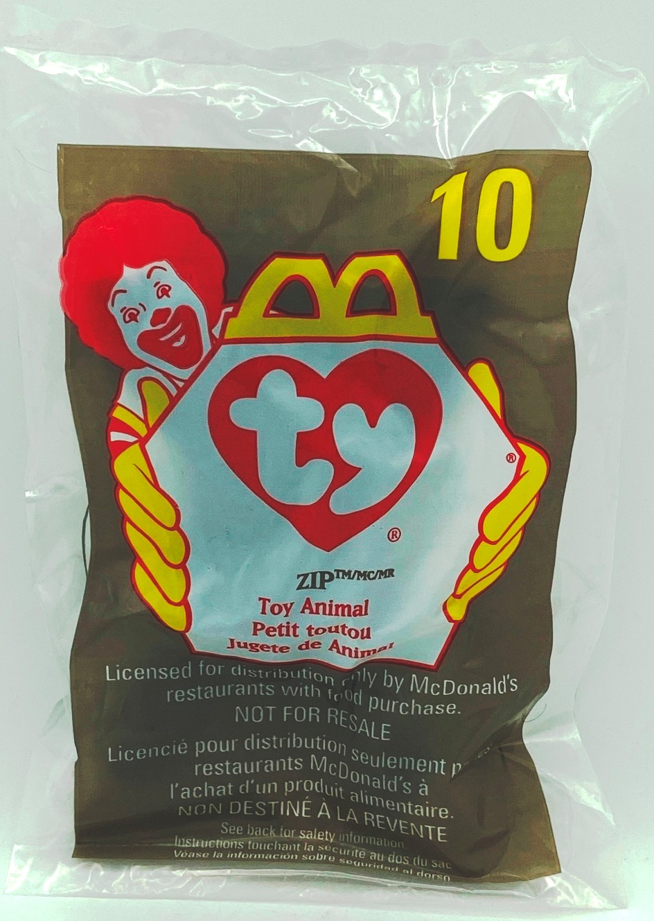 1998 (Zip) Teenie Beanie #10 (Ty-Year-Born-1993)-11pcs (1)