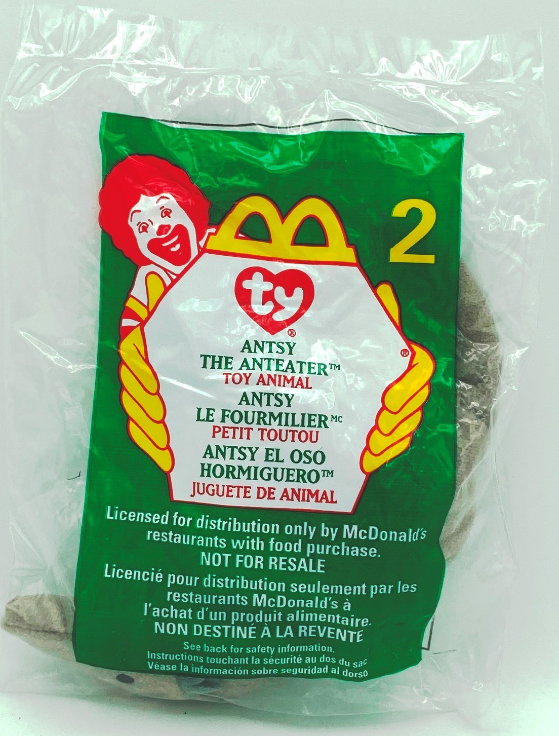 1999 (Antsy) The Anteater Teenie Beanie #2 (Ty-Year-Born-1993)-9pcs (1)