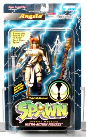 1995 Angela (purple ribbon on notched spear staff)