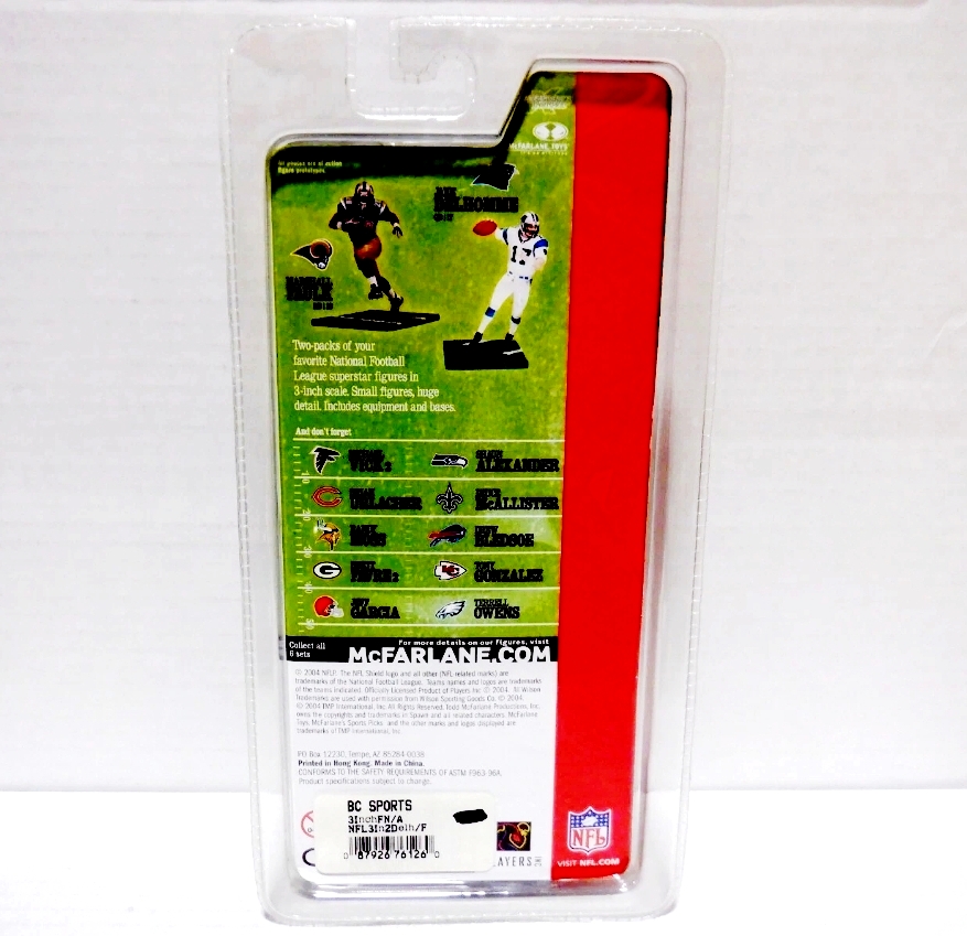 2004 McFarlane Marshall Faulk-Jake Delhomme 3-inch (1) A1