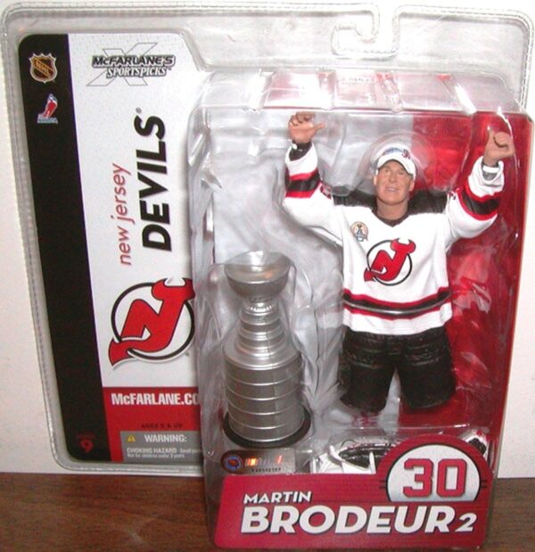 2004 McFarlane NHL Martin Brodeur-2 (White Jersey) Series-9