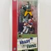 2004 McFarlane Tom Brady-Brett Favre 3-inch (2-Pack) S-1 (A) (1)