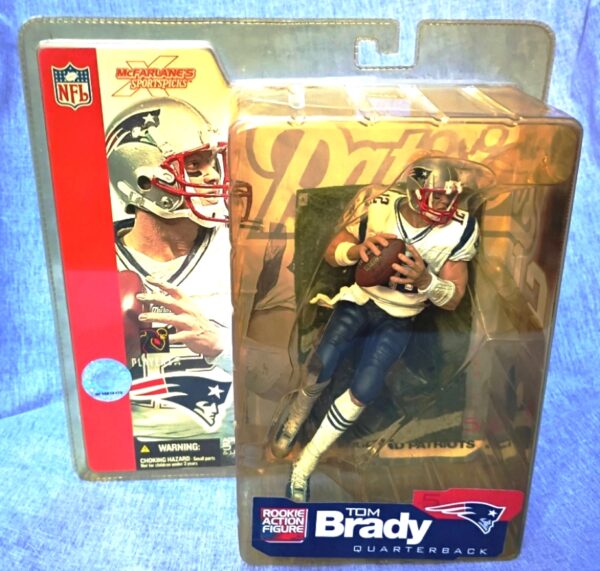 2002 Sportspick NFL Tom Brady Rookie Action Figure (4) 2002 Sportspick NFL Tom Brady Rookie Action Figure (4)