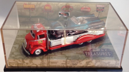 Lost Treasures “ '38 Ford Flat Bed & Bizarro” (Hotwheels “Exclusive Limited Edition 1:64 Scale”) 2-Car Set w/Plexi-Case) “Rare-Vintage” (2002)