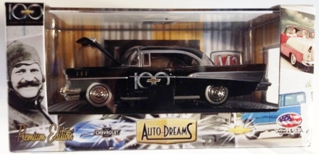 R55 18-35 Accel Castline 2019 Special Edition 1:64 Scale Die-Cast Vehicle & Custom Display Base Auto-Drivers Release 55 M2 Machines 1957 Chevrolet Bel Air 