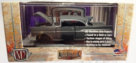 1957 Chevrolet Bel Air “Rare Chase” Primer Gray (“M2 Auto-Projects Premium Edition”) 1:64 Scale (2010)