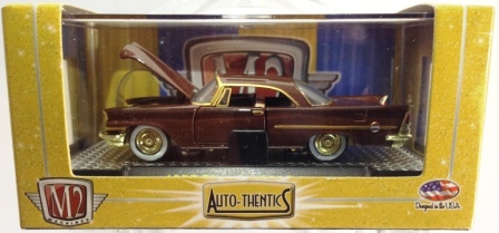 1957 Chrysler 300C “Rare Chase” Brown & Gold (“M2 Auto-Thentics Premium Edition”) 1:64 Scale (2013)