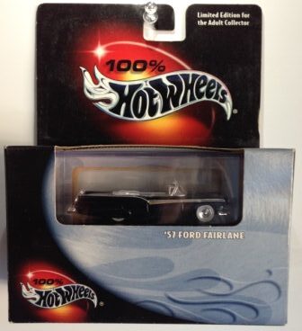 2000 HW 100%-Collectibles Black '57 Ford Fairlane