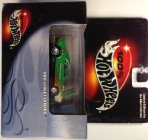 images 1969 Pro Street Camaro (Adult Collector-Green w/Flames) “100% Hotwheels Limited Edition Series 1:64 Scale Box Set) “Rare-Vintage” (2000)