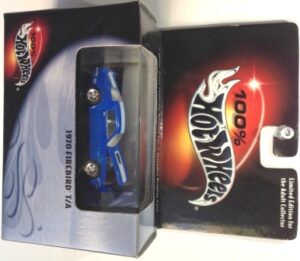 images 1970 Firebird T/A (Adult Collector-Blue w/White Stripe) “100% Hotwheels Limited Edition Series 1:64 Scale Box Set) “Rare-Vintage” (2000)