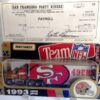 ’93 Season – San Francisco 49ers -(William Floyd’s Double Autograph) “Limited Edition Transporter”! (Matchbox “NFL-Team” Collectible) “Rare-Vintage” (1993) 