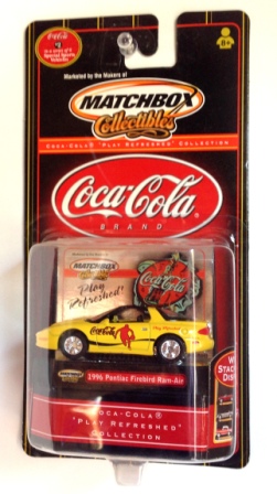 Ford Mustang Cobra Matchbox  COCA COLA Series Diecast 1:64 Scale  Coke