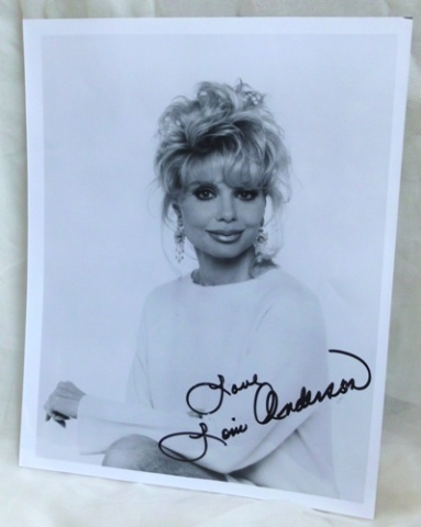 LONI ANDERSON #3 ("RARE-VINTAGE SIGNATURE 8x10 PHOTO") '98