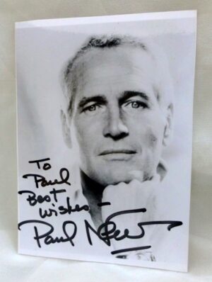 images PAUL NEWMAN 3x5 ("RARE-VINTAGE INSCRIBED AUTOGRAPH PHOTO") '98