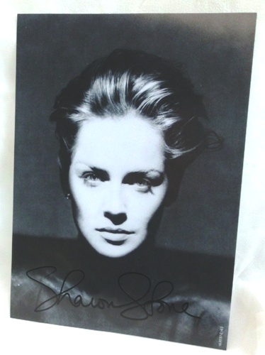 Sharron Stone 5x7 ("RARE-VINTAGE AUTOGRAPH PHOTOGRAPH") '98